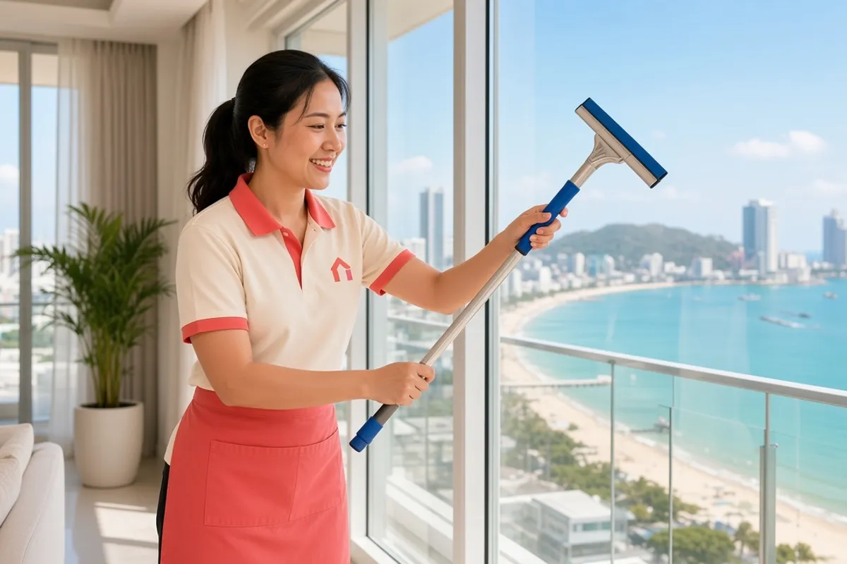 Window Cleaning in Pattaya by Siam Shine
